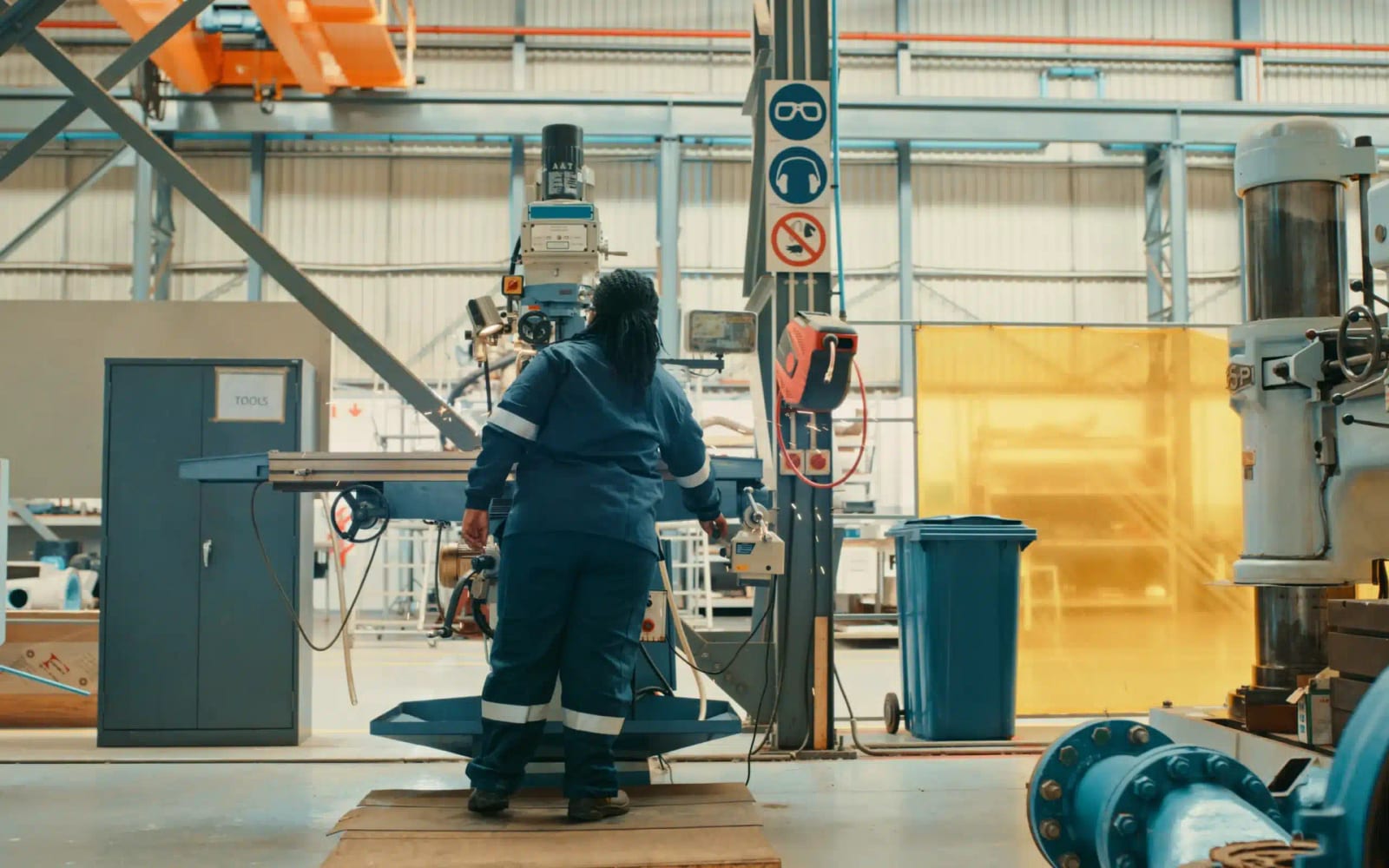 A driver or courier on the road - the frontline worker this page is about, who sees the depot for minutes a day or not at all